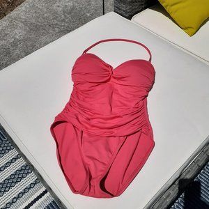 La Blanca One Piece Swim Suit Size 8 Fuchsia